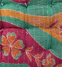 Sittepute av vintage sarier, 40 x 40 cm - No 63 thumbnail