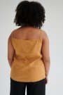 Stella top, singlet i lin FRA LINENFOX, lemon yellow (str S og XL) thumbnail