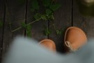 Jylland (bio), lys brune/naturfarget snøresko fra Duckfeet (kun str 40) thumbnail