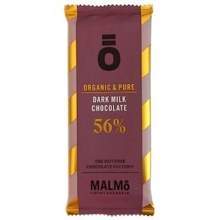 Ö Mørk Melkesjokolade, ØKOLOGISK FRA MALMÖ CHOKLADFABRIK, 55g