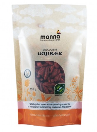 Gojibær fra Manna, 150g, økologisk