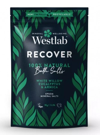 Westlab badesalt: RECOVER, 1 kg