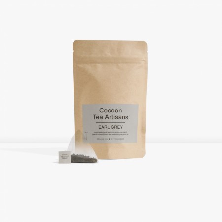 Økologisk Earl Grey fra Cocoon Tea Artisans- Refill (pose te) (Ryddesalg)