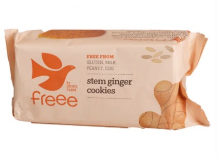 Doves organic ginger cookies, 150 gr