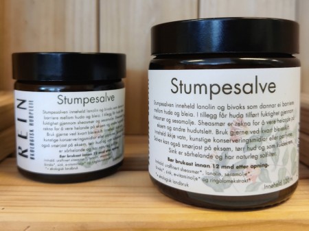 Rein hudpleie bleiesalve med sink, sheasmør og lanolin, 120 ml