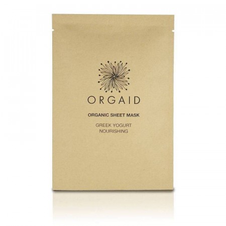 ORGAID Greek Yogurt & Nourishing Organic Sheet Mask (1 stk.)