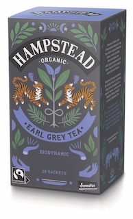 Earl Grey te, 20 poser, økologisk, Hampstead Tea 