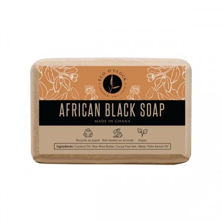 Eco O´Clock Vegansk, plastfri African Black Soap
