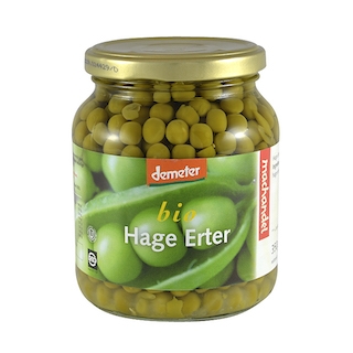 Erter, økologiske hageerter fra Machandel, 370 gr
