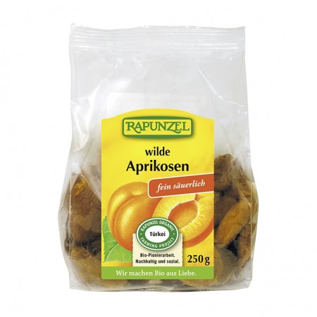 Vill-aprikos, økologisk fra Rapunzel, 250g