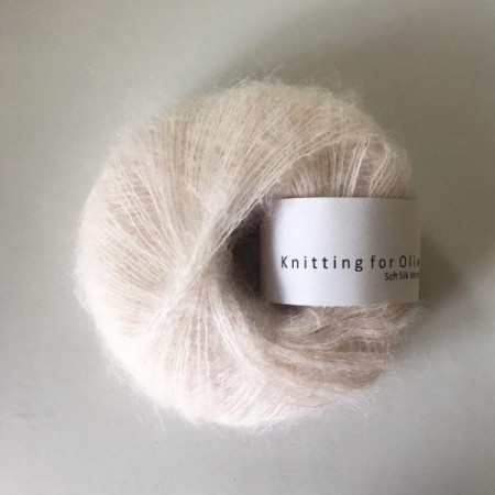 Soft silk mohair - Sky, knitting for olive