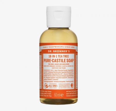 Dr. Bronner mini såpe 60 ml - Tea tree