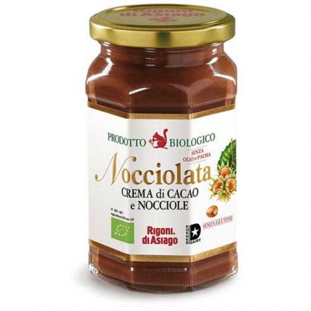 NOCCIOLATA, ØKOLOGISK SJOKOLADEPÅLEGG  FRA RIGONI DI ASIAGO, 270g 