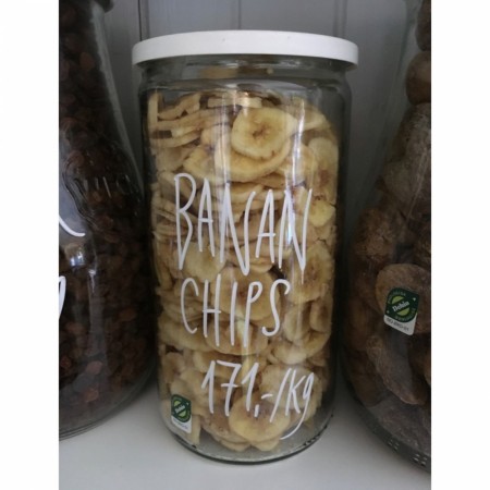 Banan chips, økologisk 250g