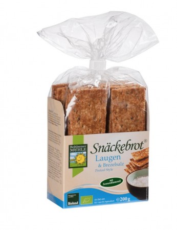 Knekkebrød med aromasalt fra Bohlsener Mühle, 200 g, økologisk