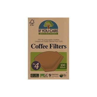 If You Care Ubleket og klorfrie Kaffefilter (nr.4) 