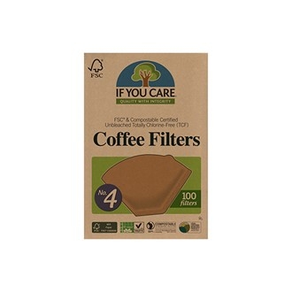 If You Care Ubleket og klorfrie Kaffefilter (nr.4) - midlertidig utsolgt