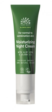 Blown Away Moisturising Night Cream fra Urtekram, 50 ml