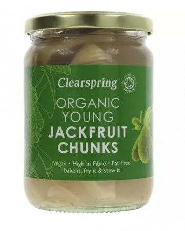 Jackfruit chunks vegansk, 500 g fra Clearspring 