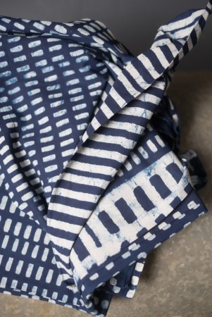 Hopscotch Indigo Organic indian cotton fra Merchant and mills, selges pr 0,5 m