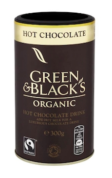 Varm sjokolade fra GREEN & BLACK´S, 300g, økologisk