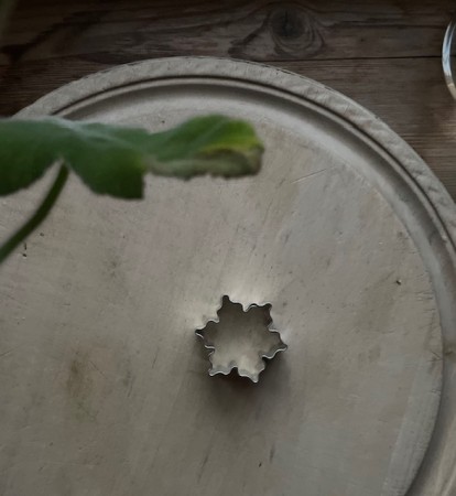 Pepperkakeform snøkrystall, liten