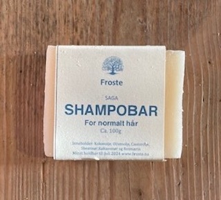 Saga sjampobarfor normalt hår fra Froste Naturprodukter 