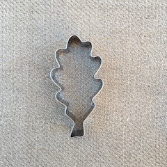 Pepperkakeform eikeblad, liten