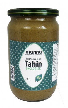 Tahin (sesamsmør), u/salt, 720 g, økologisk, Manna