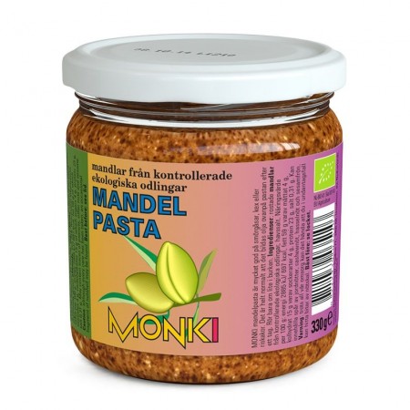  MANDELSMØR, økologisk fra HORIZON MONKI,  330g