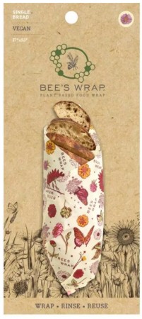 Bee's wrap (plantebasert) – 1 ark X-Large/brød, vegan, Meadow Magic