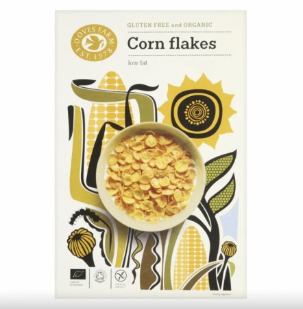Doves organic cornflakes 325g, økologisk