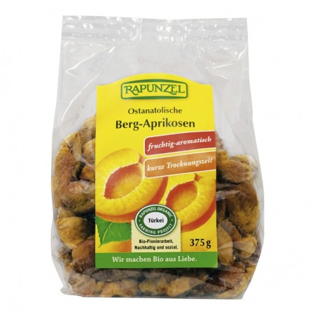 Berg-aprikoser, økologisk fra Rapunzel , 375 g