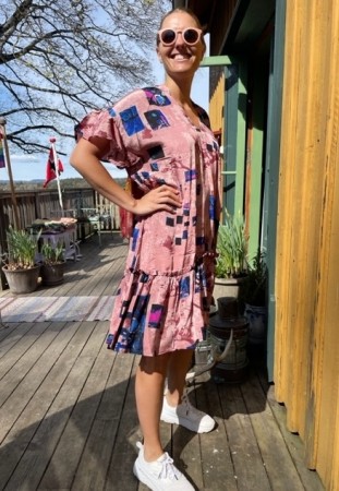 Charm short dress, silkekjole fra Sissel Edelbo, One size