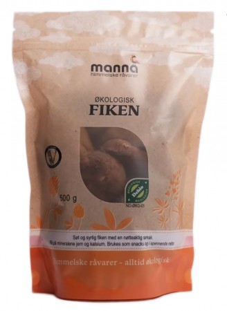 Fiken, økologisk fra Manna, 500 g