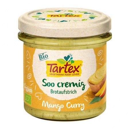 Mango Curry Vegetarpålegg fra Tartex, 135g, økologisk og vegansk