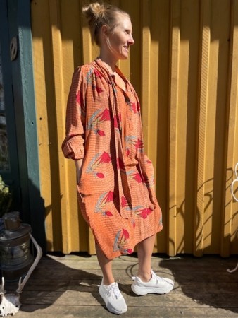 Gabriele silk dress, silkekjole fra Sissel Edelbo, One size