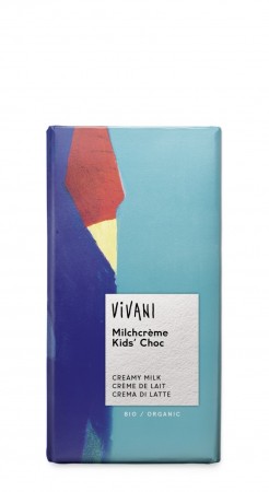 Melkesjokolade Kids, økologisk fra Vivani, 100g