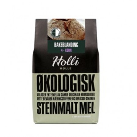 Holli mølle 4-korns bakeblanding 1 kg