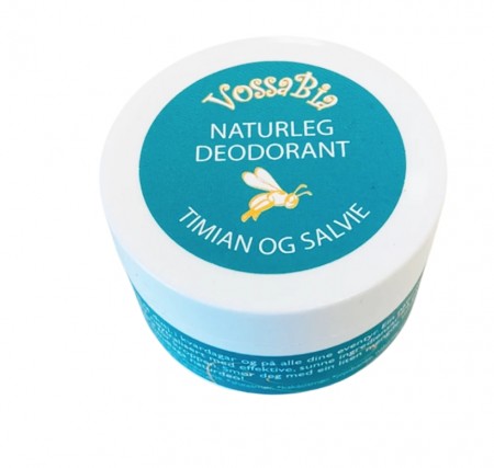 Deodorant - timian og salvie fra Vossabia, 50 ml