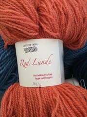 Lofoten Wool - Rød Lunde, 3 trådet