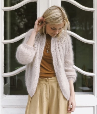 Petite knit - sunday cardigan (mohair edition)