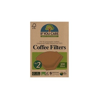 If You Care Ubleket og klorfrie Kaffefilter (nr.2)