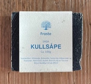 Saga kullsåpe fra Froste Naturprodukter (ryddesalg)