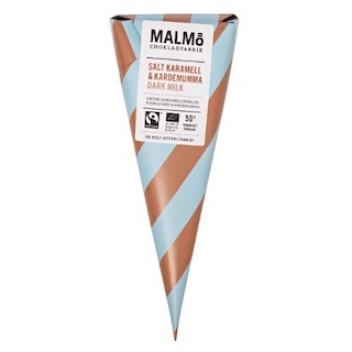 Kremmerhus Salt Karamell & Kardemomme 50%, ØKOLOGISK FRA MALMÖ CHOKLADFABRIK, 90g