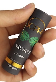 VELVETY COCONUT LIP TASTE, plast og norskprodusert 12 g