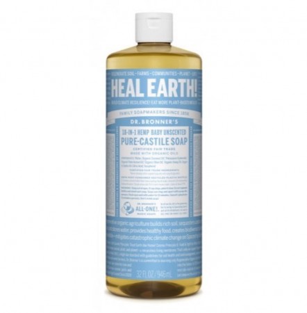 Dr. Bronner´s PURE-CASTILE LIQUID SOAP baby/unsented 475 ml
