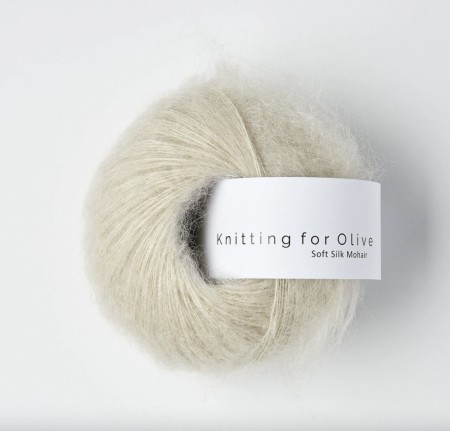 Soft silk mohair - marsipan, knitting for olive