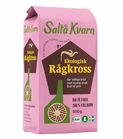 Rugkross, økologisk fra Saltå Kvarn, 550g (BF: 25.03.26)