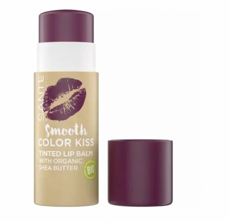 Sante smooth color kiss 03 soft plum, lipbalm - midlertidig utsolgt